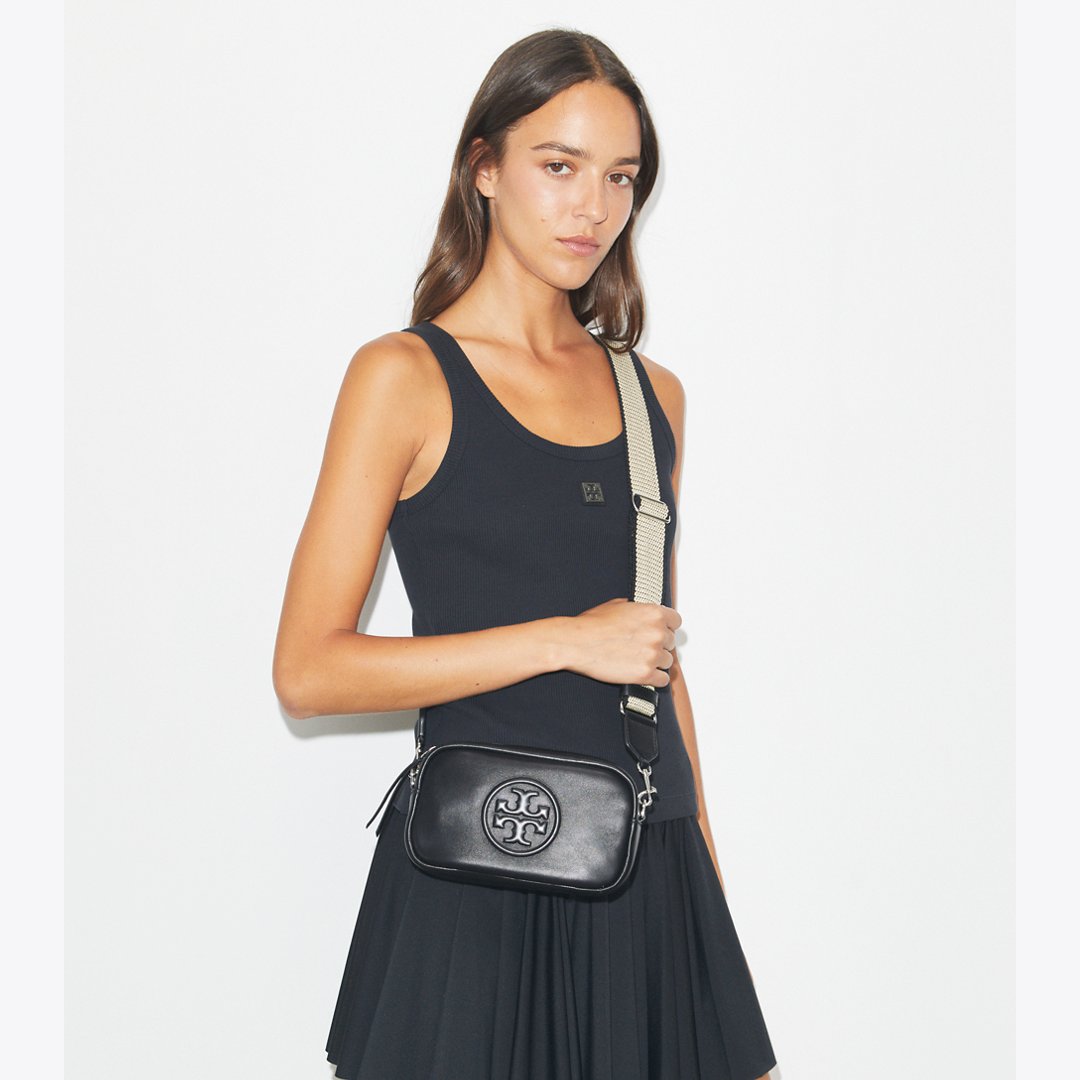 Tory Burch Mini Miller Soft Crossbody Bag Black