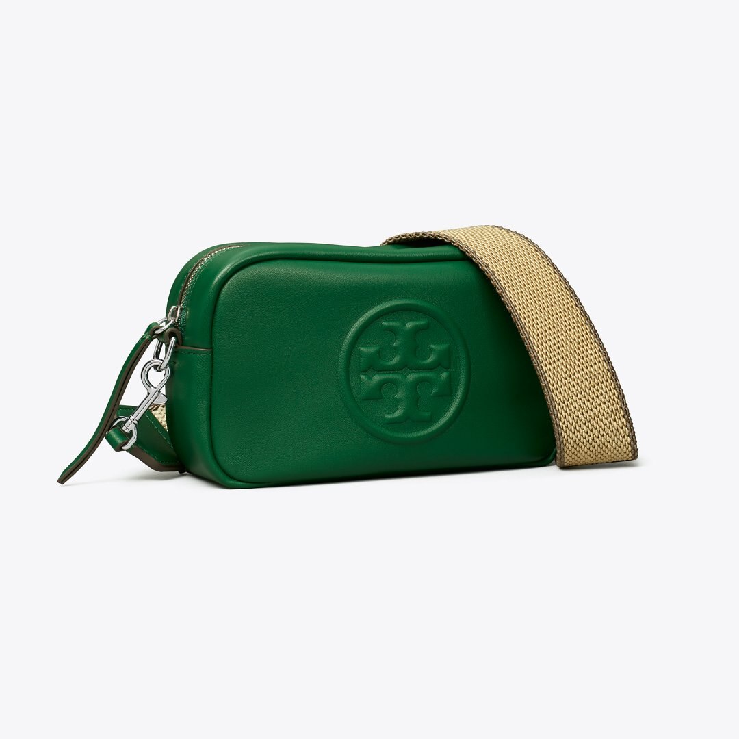 Tory Burch Mini Miller Soft Crossbody Bag Dark Kale