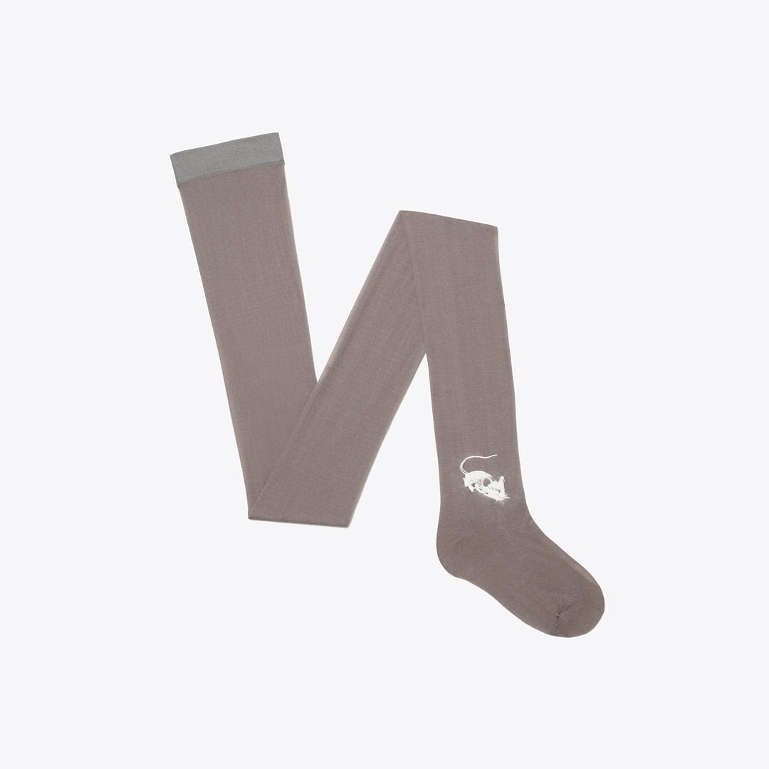 Tory Burch Mouse Stockings Gray