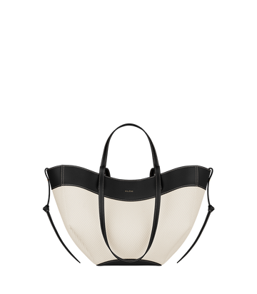 Polene Cyme Mini Black Canvas