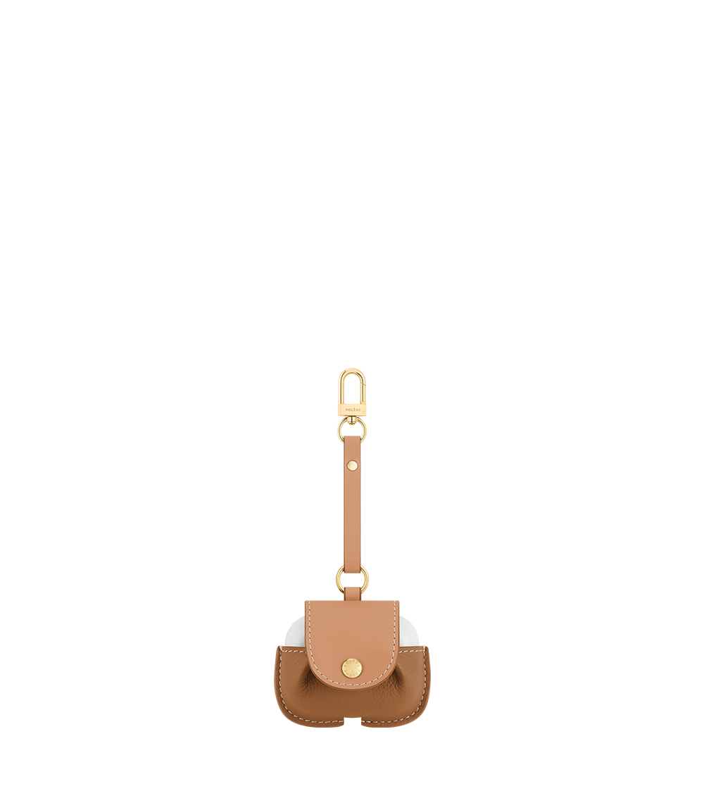 Polene Airpods case Duo Camel