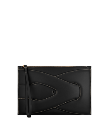 Polene Nodde Pouch Black