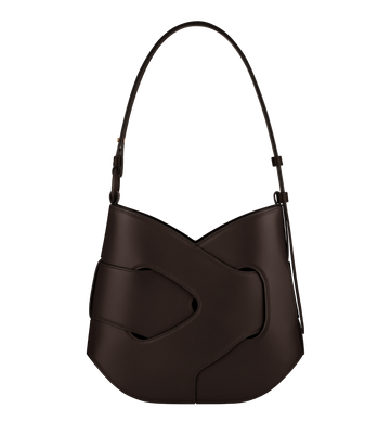 Polene Nodde Hobo Smooth Ebony