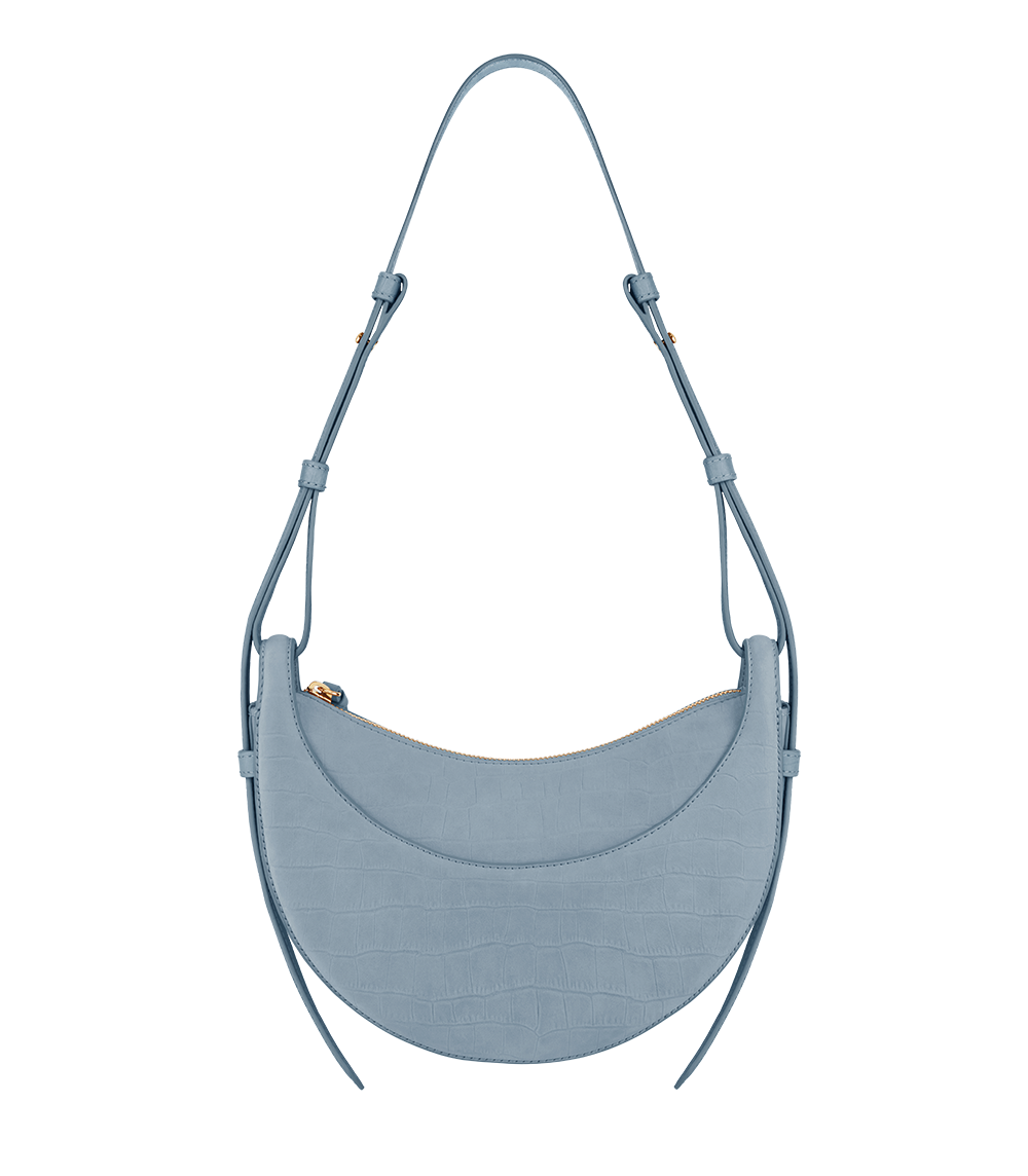 Polene Numero Dix Crocodile Nubuck Polar