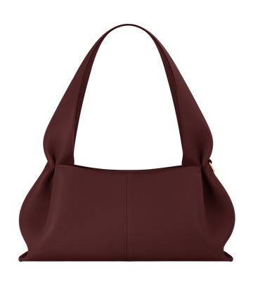 Polene Numero Neuf East West Textured Black Cherry