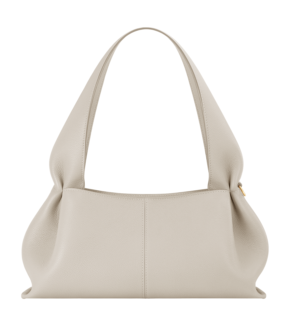 Polene Numero Neuf East West Textured Chalk