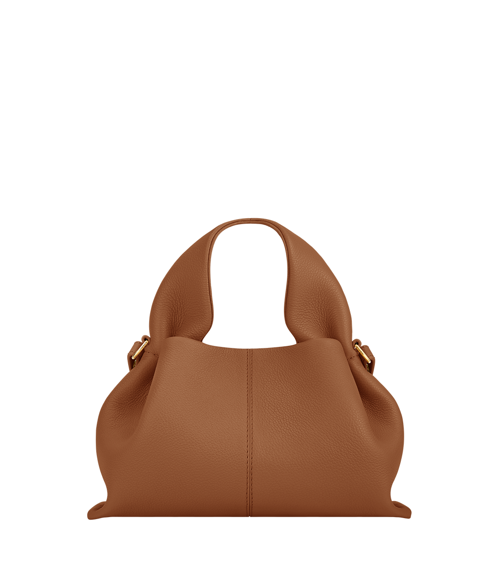 Polene Numero Neuf Mini Textured Camel