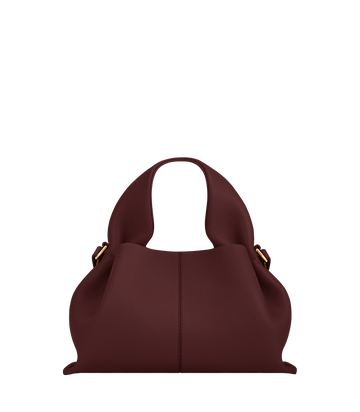 Polene Numero Neuf Mini Textured Black Cherry