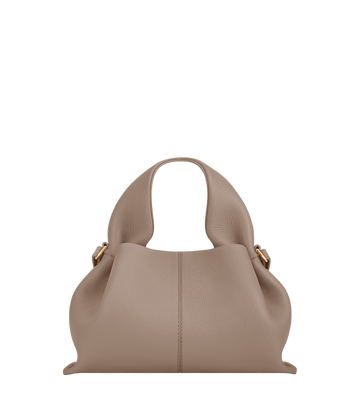 Polene Numero Neuf Mini Textured Taupe