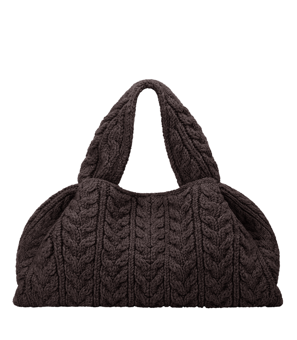 Polene Numero Neuf Large Merino Ebony