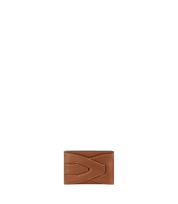 Polene Nodde Card Holder Cognac