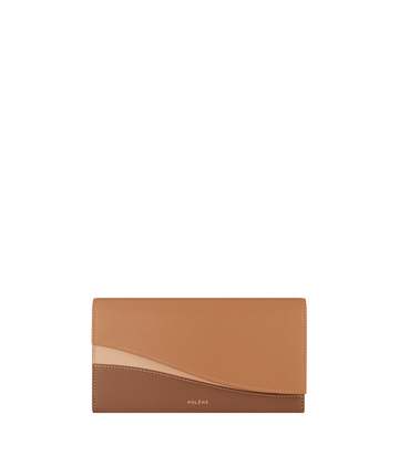 Polene Sierra Wallet Trio Camel
