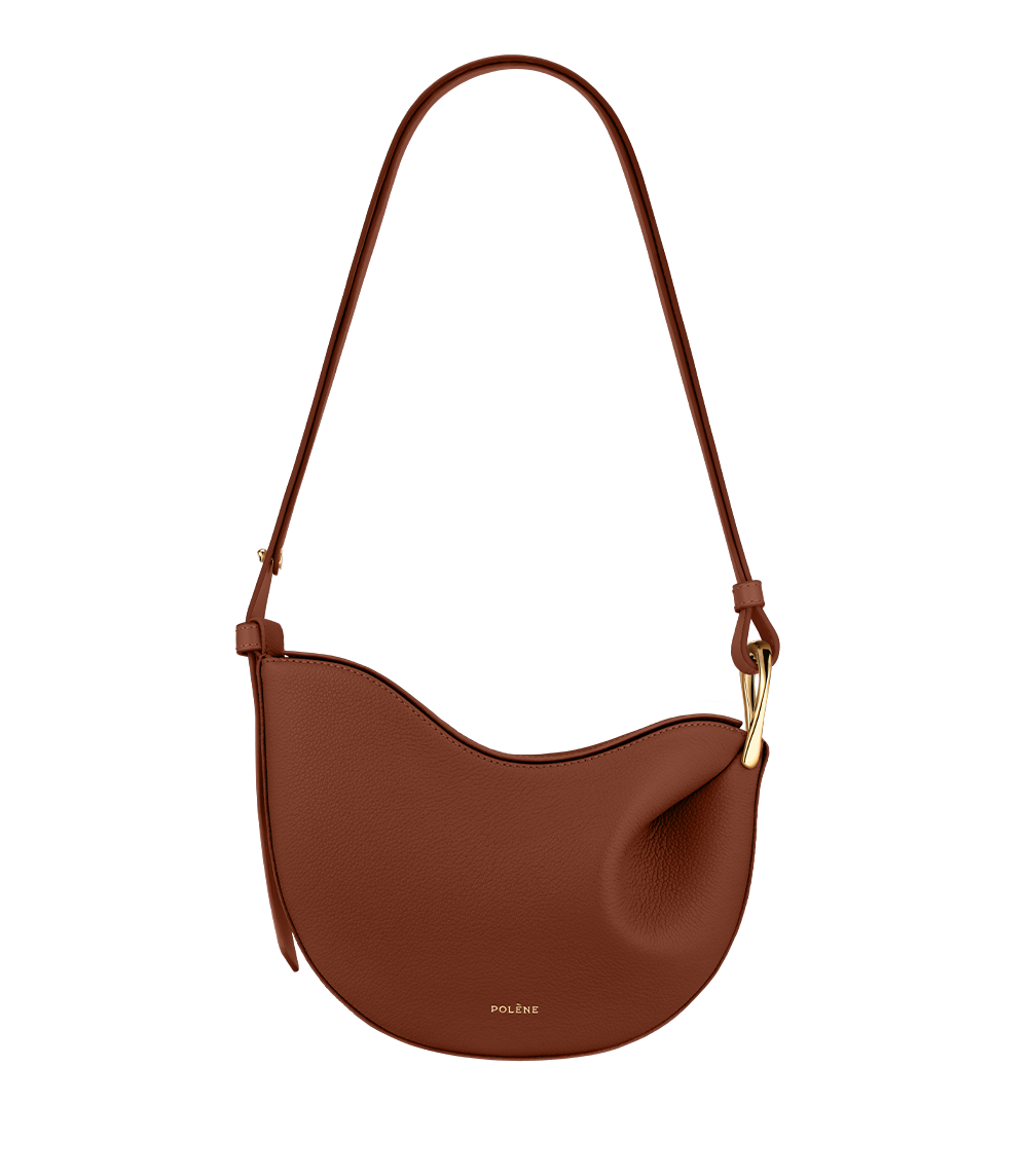 Polene Tonca Textured Cognac