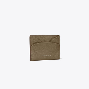 Tory Burch Romy Flat Card Case Wild Mushroom