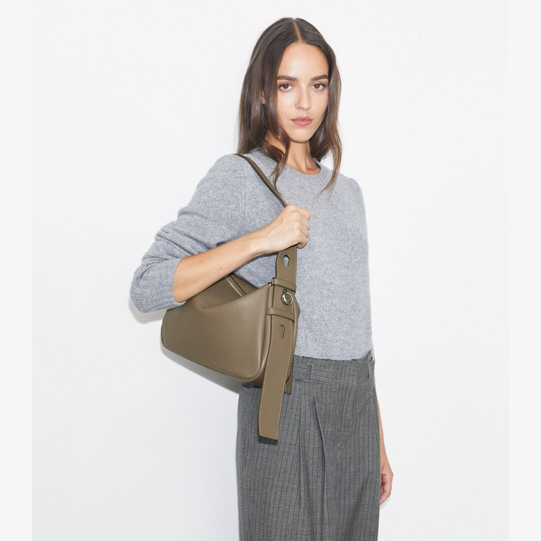 Tory Burch Romy Shoulder Bag Wild Mushroom