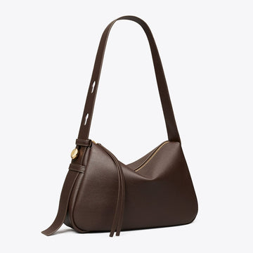 Tory Burch Romy Shoulder Bag Deep Brown