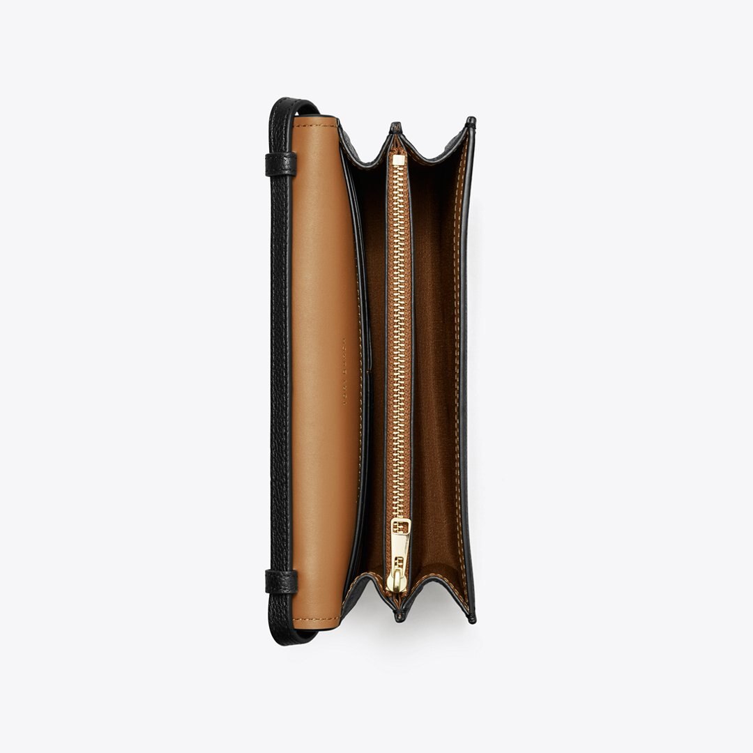 Tory Burch Romy Wallet Crossbody Black