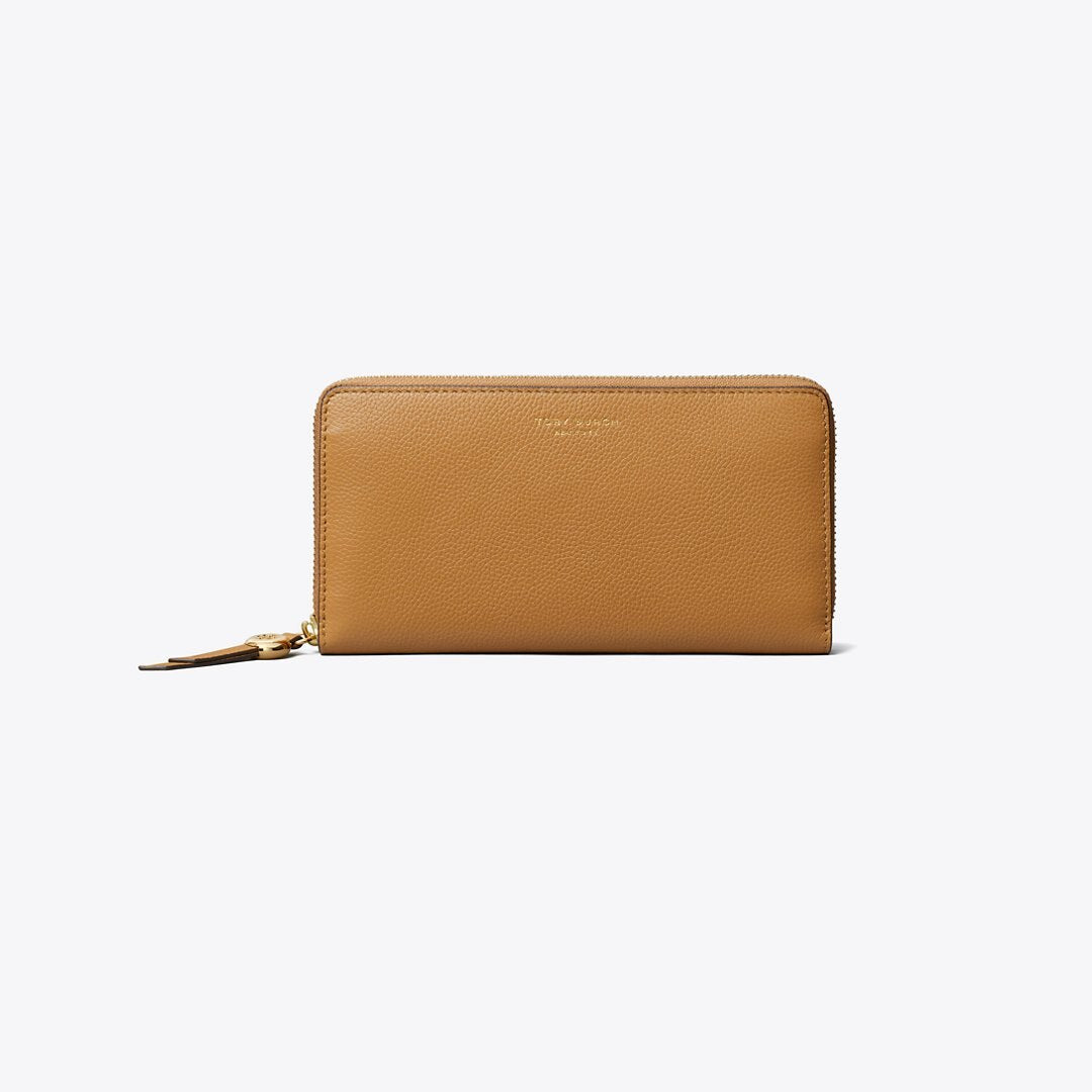 Tory Burch Romy Zip Continental Wallet Tiramisu