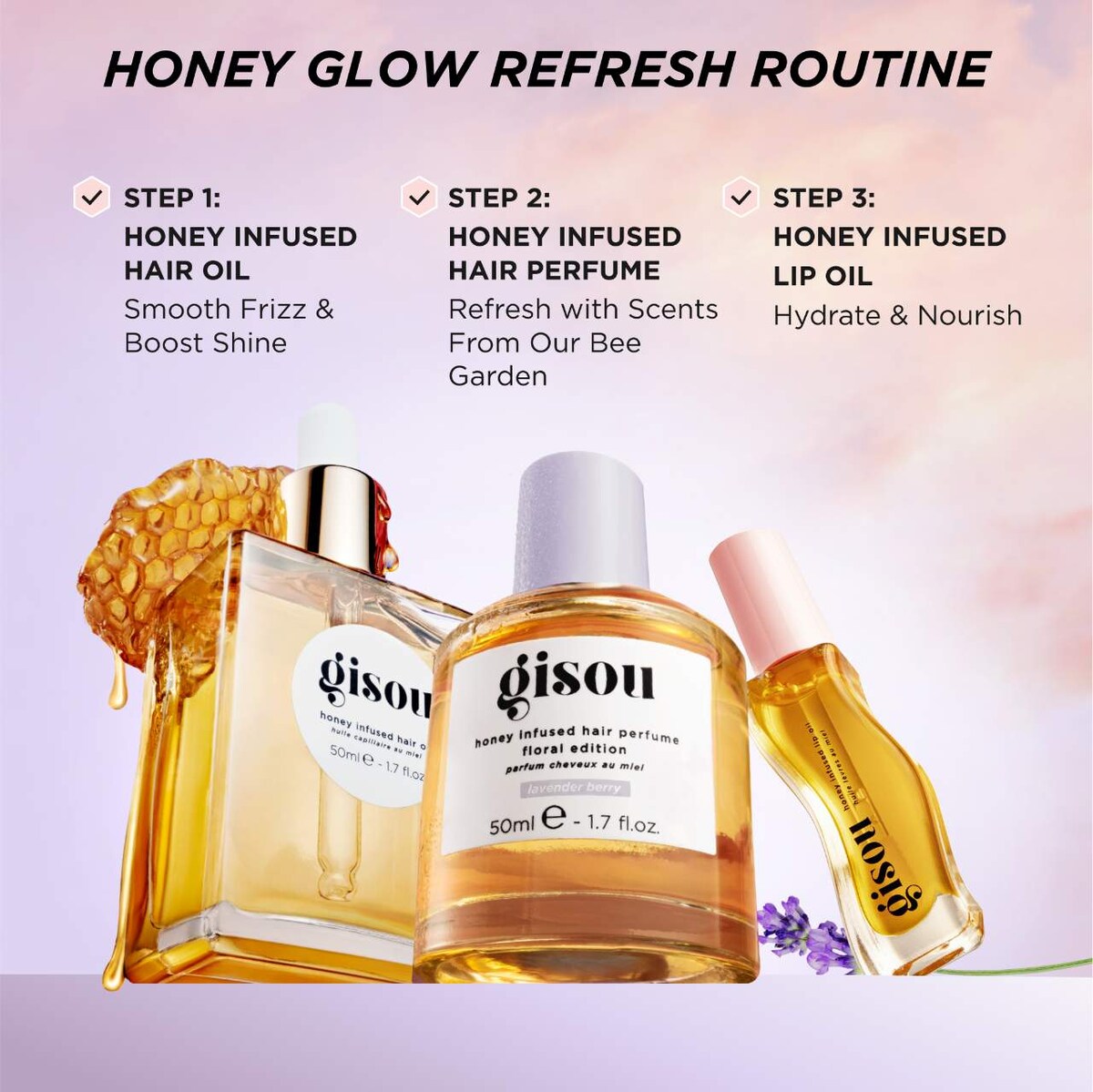 Lavender Berry Honey Infused Hair Perfume