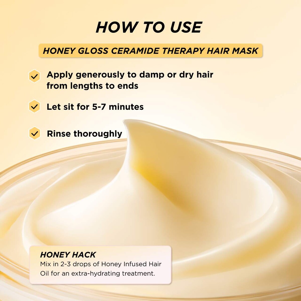 Mini Honey Gloss Ceramide Therapy Hydrating Hair Mask