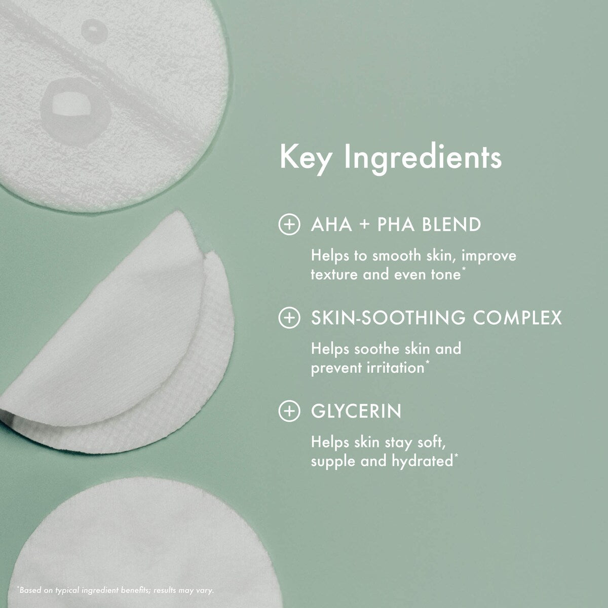 Gentle Reset Daily Exfoliating Pads to Smooth + Minimize Pores with AHAs