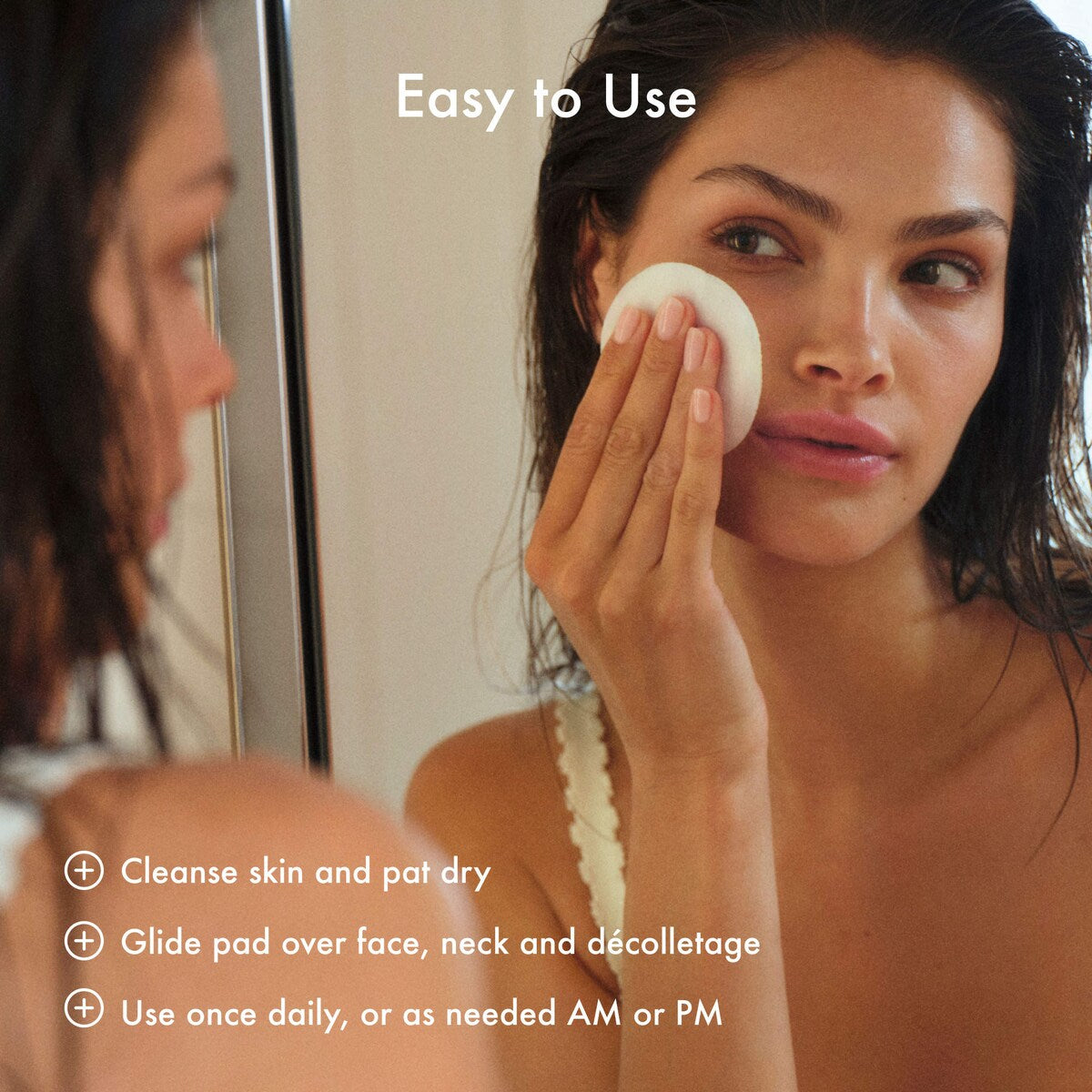 Gentle Reset Daily Exfoliating Pads to Smooth + Minimize Pores with AHAs