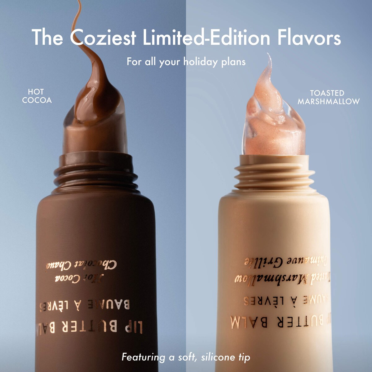 The Holiday Trio Set with Lip Butter Balm in Hot Cocoa & Toasted Marshmallow