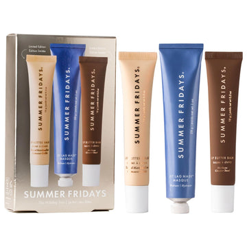 Summer Fridays The Holiday Trio Set with Lip Butter Balm in Hot Cocoa & Toasted Marshmallow