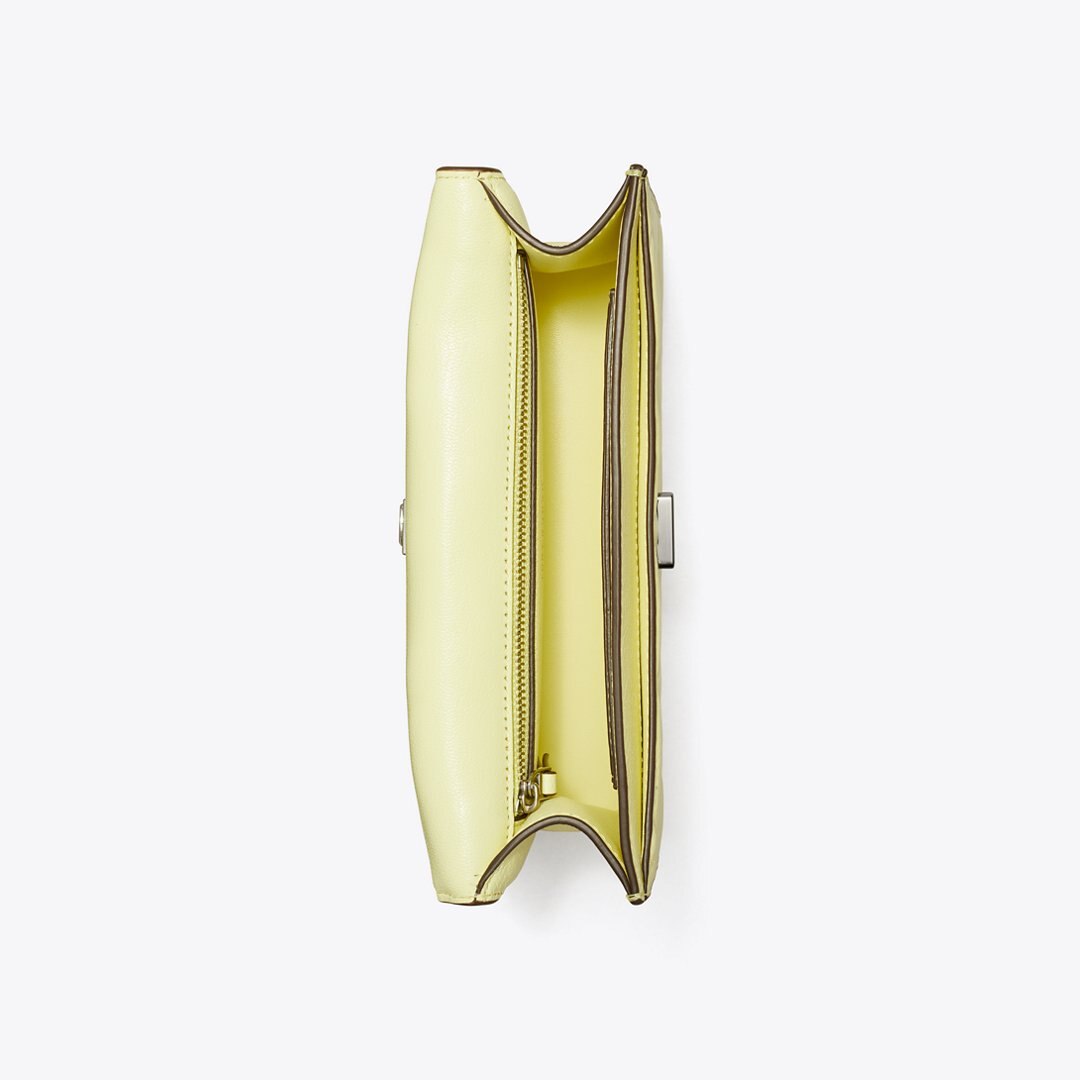 Tory Burch Small Fleming Shoulder Bag Lemon Zest