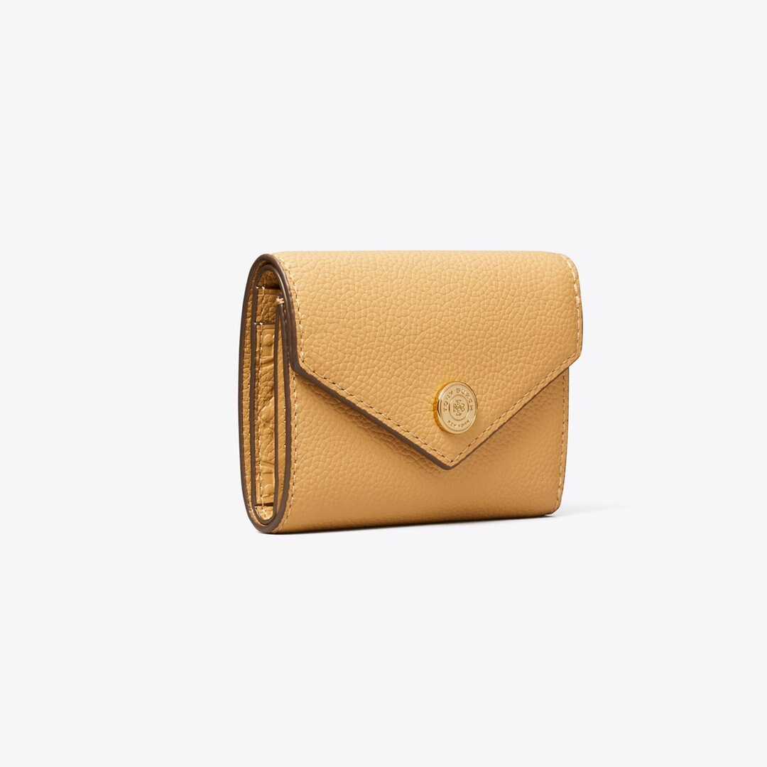 Tory Burch Small Pebble Envelope Wallet Biscotti