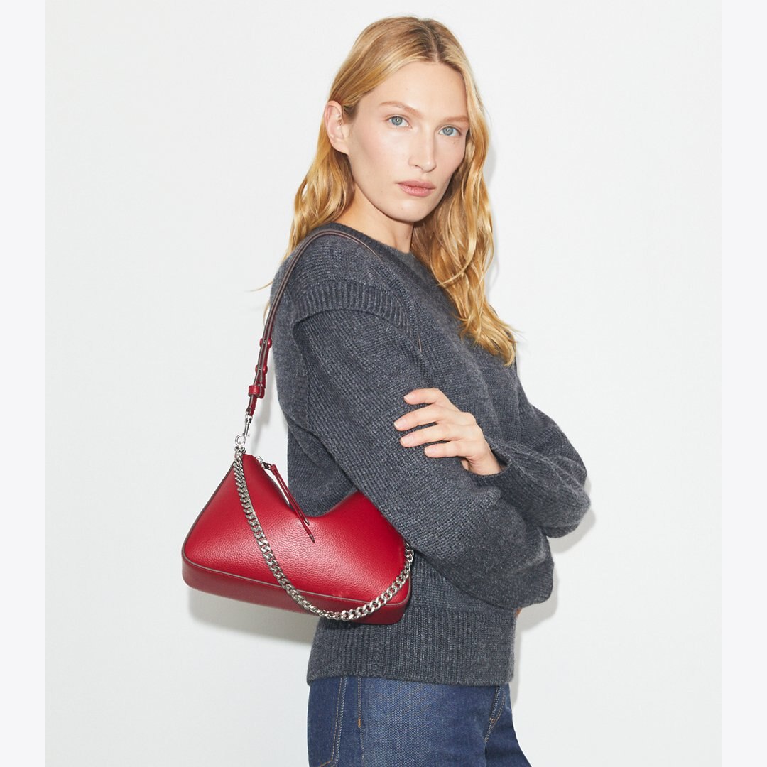 Tory Burch Small Perry Shoulder Bag Red
