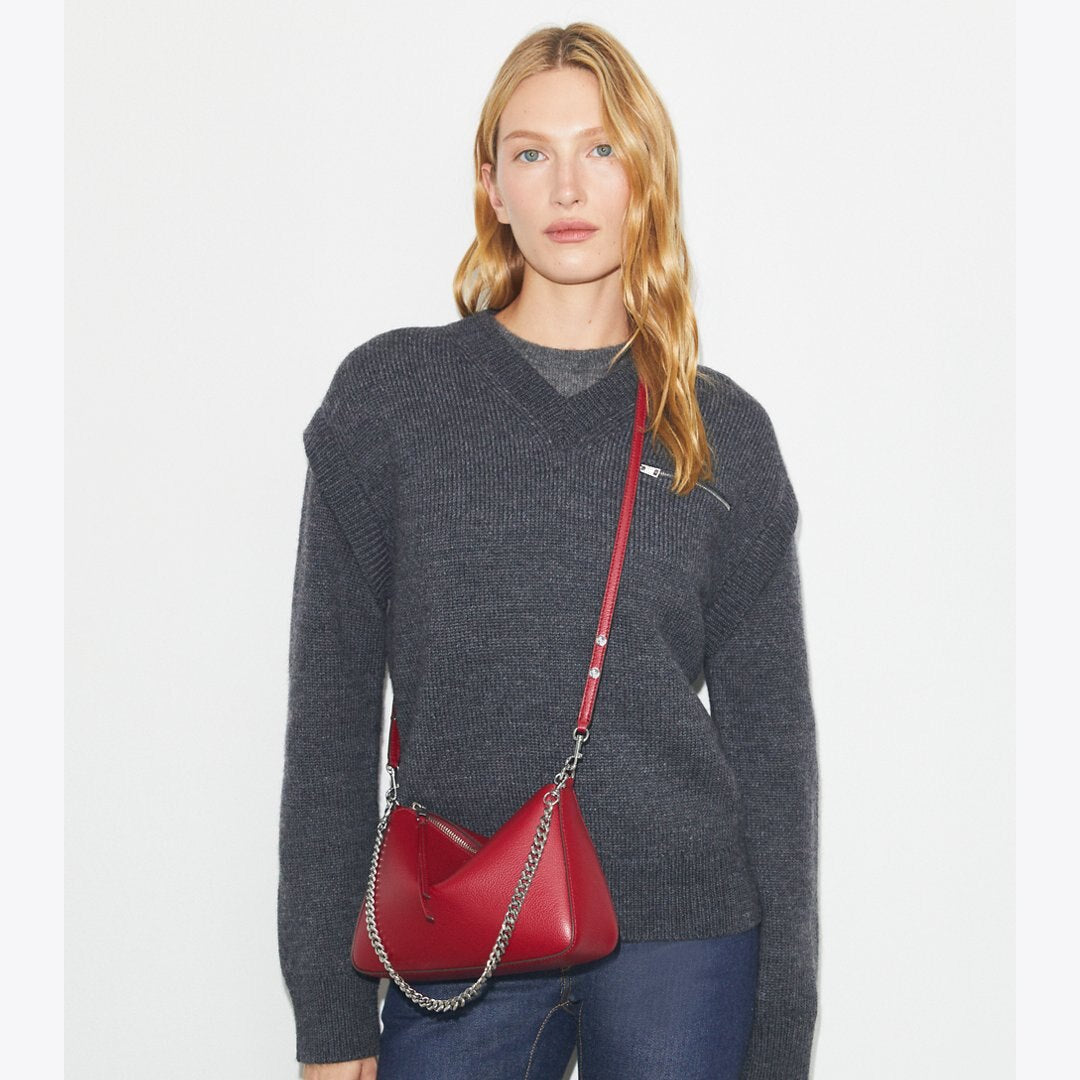 Tory Burch Small Perry Shoulder Bag Red