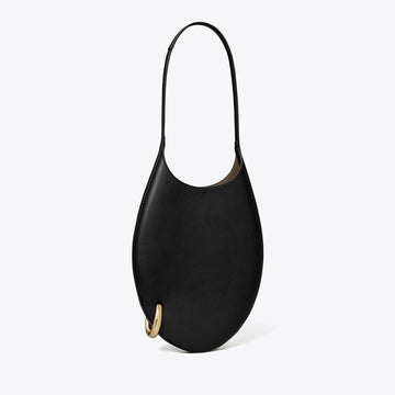Tory Burch Small Pierced Handbag Black