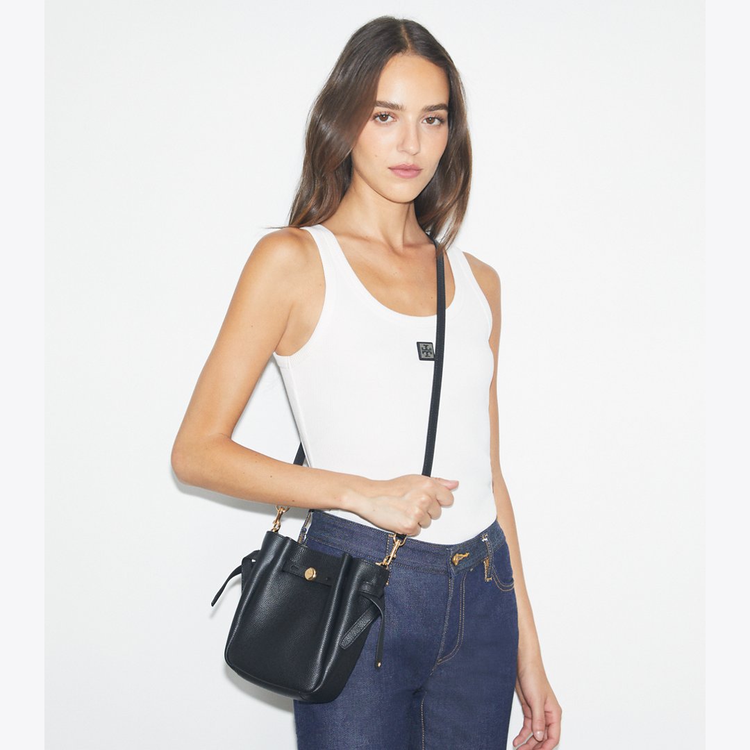 Tory Burch Small Romy Crossbody Black