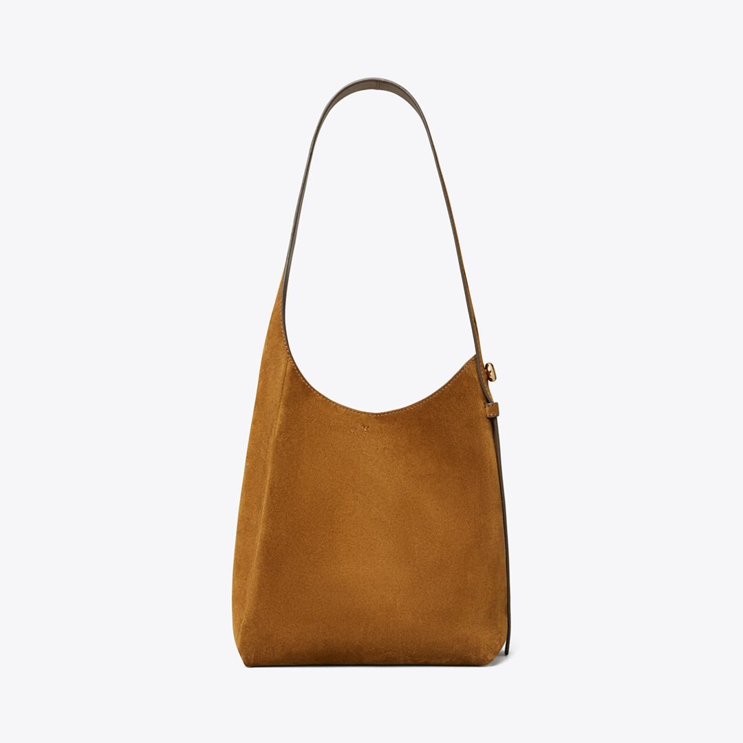 Tory Burch Small Romy Suede Hobo Bag Park Bench