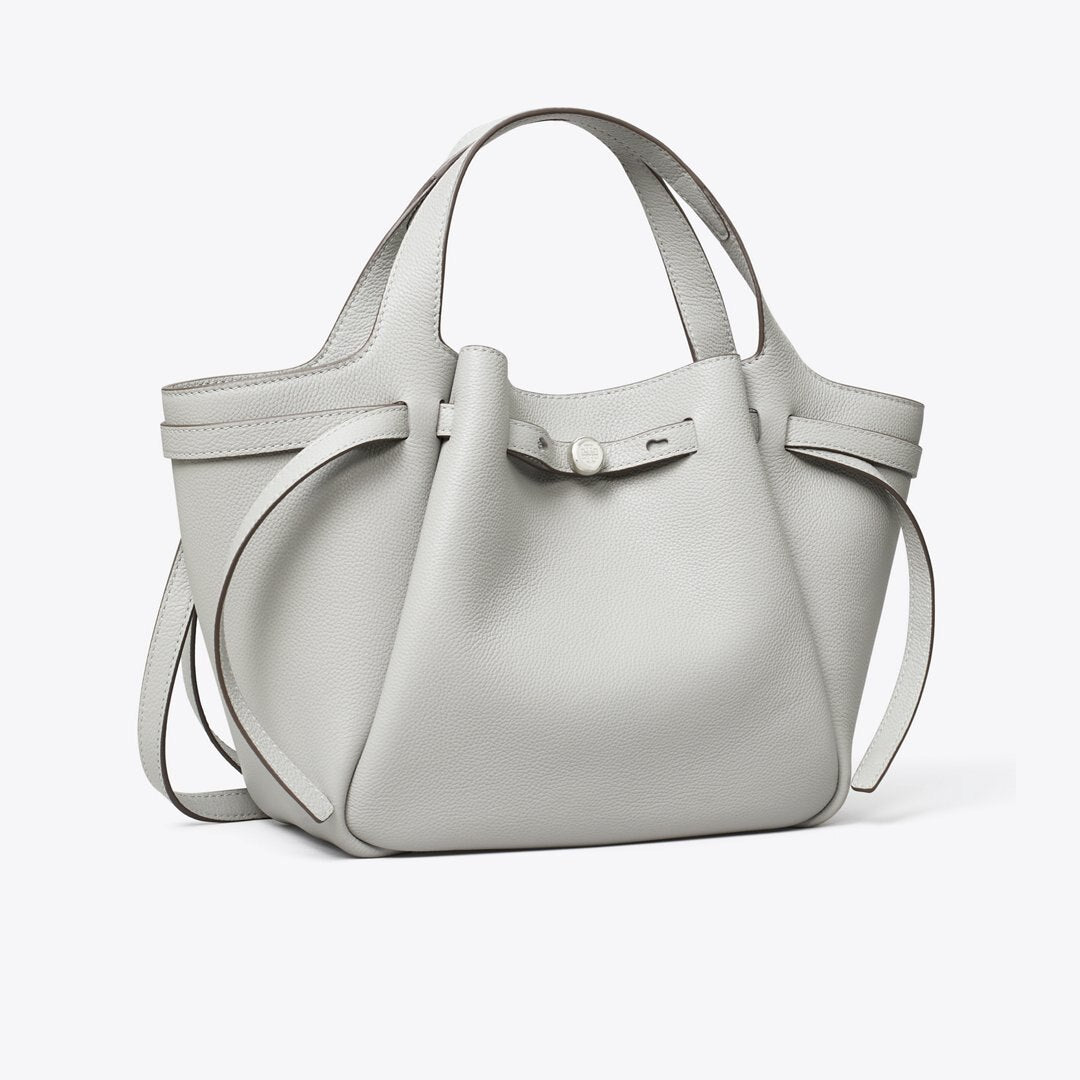 Tory Burch Small Romy Tote Light Granite