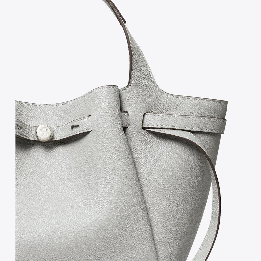 Tory Burch Small Romy Tote Light Granite