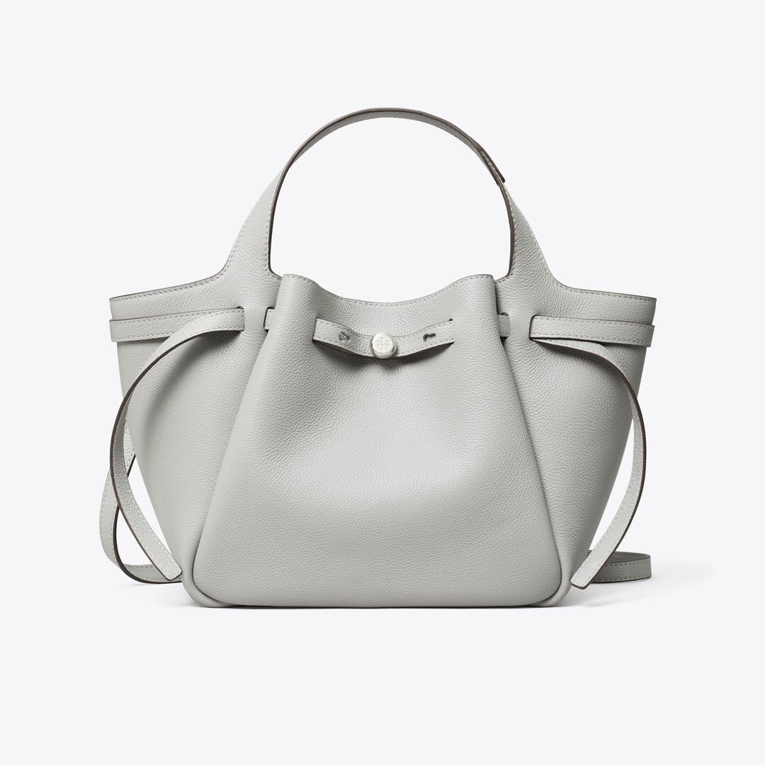 Tory Burch Small Romy Tote Light Granite