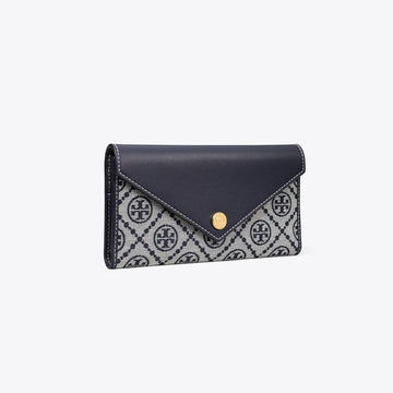 Tory Burch T Monogram Envelope Wallet Tory Navy