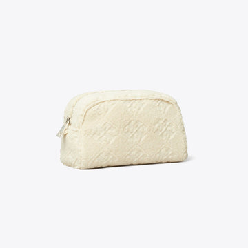 Tory Burch T Monogram Terry Pouch Pearl