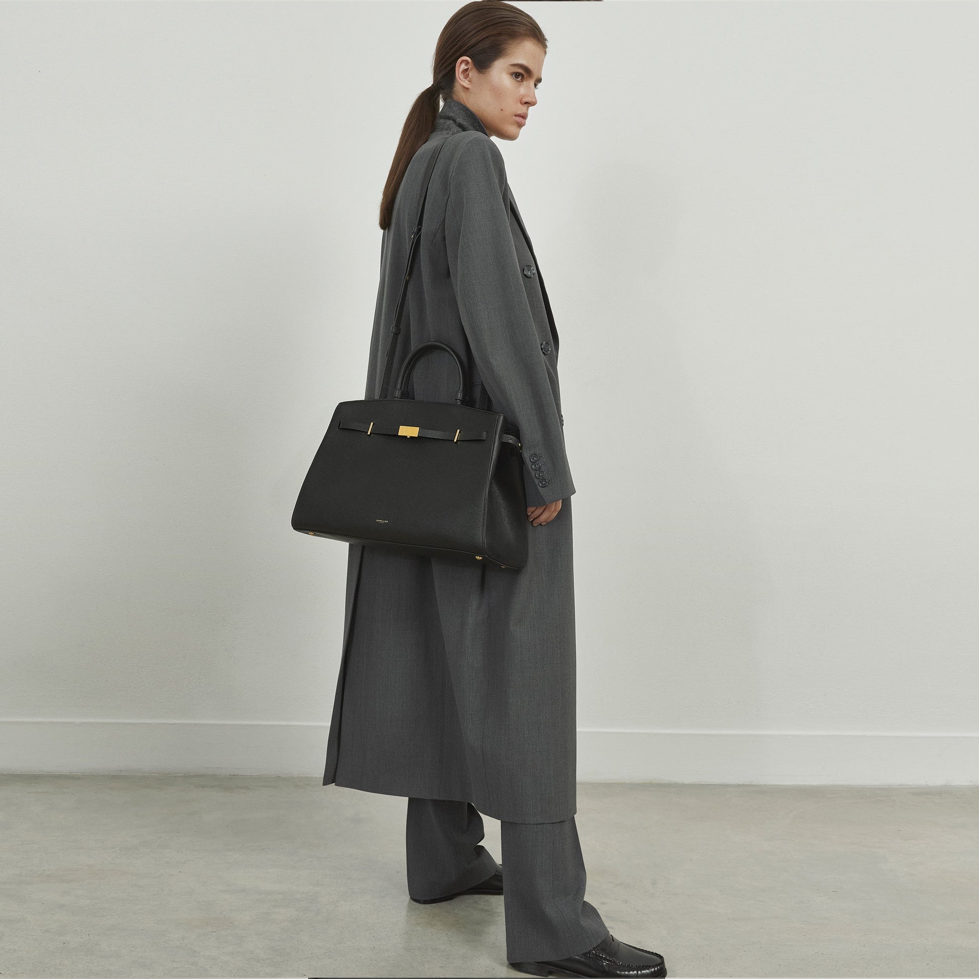 DeMellier The Hudson burgundy suede & burgundy smooth