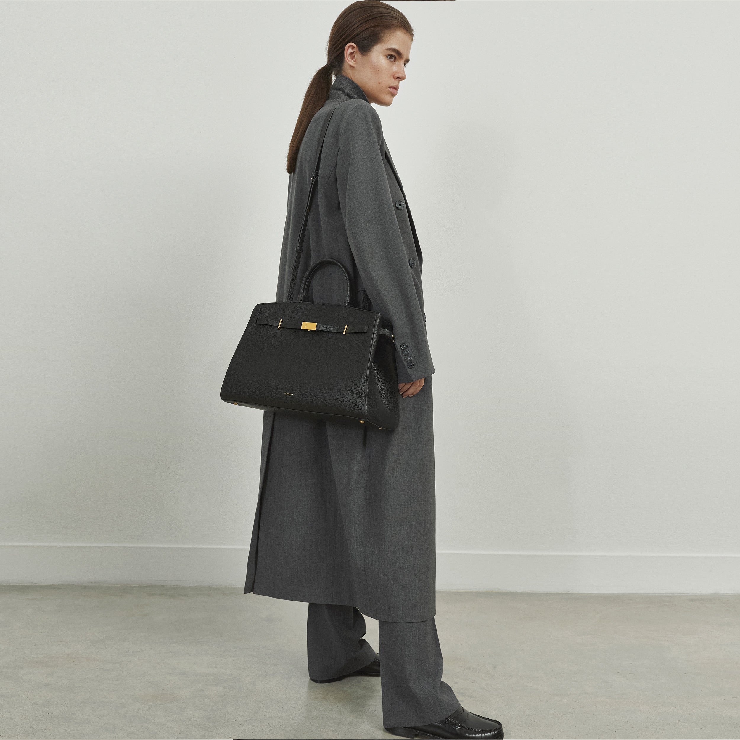DeMellier The Hudson burgundy suede & burgundy smooth