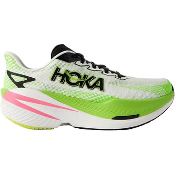 Hoka Mach X 3 White Neon Lime