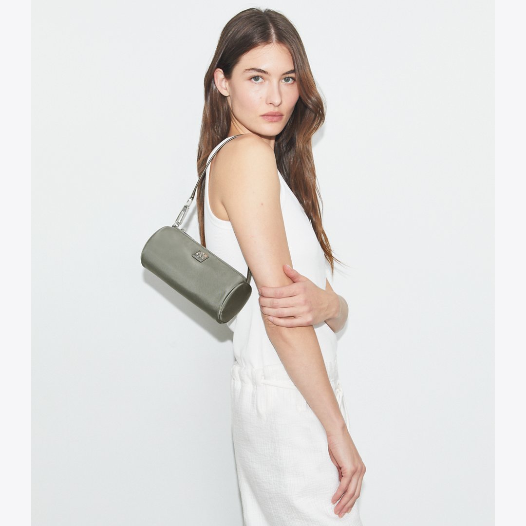Tory Burch Virginia Cylinder Bag Shale Rock